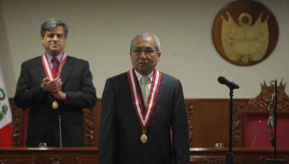 Pedro Chávarry fue elegido fiscal de la Nación por unanimidad en la Junta de Fiscales Supremos. (Mario Zapata)