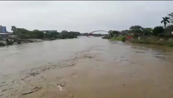 Puente Cáceres en el Río Piura. (Leo Mauricio/Perú21)