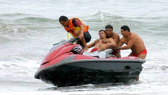Policía de Salvataje rescató a 621 bañistas ahogados en lo que va del verano. (Ministerio del Interior)
