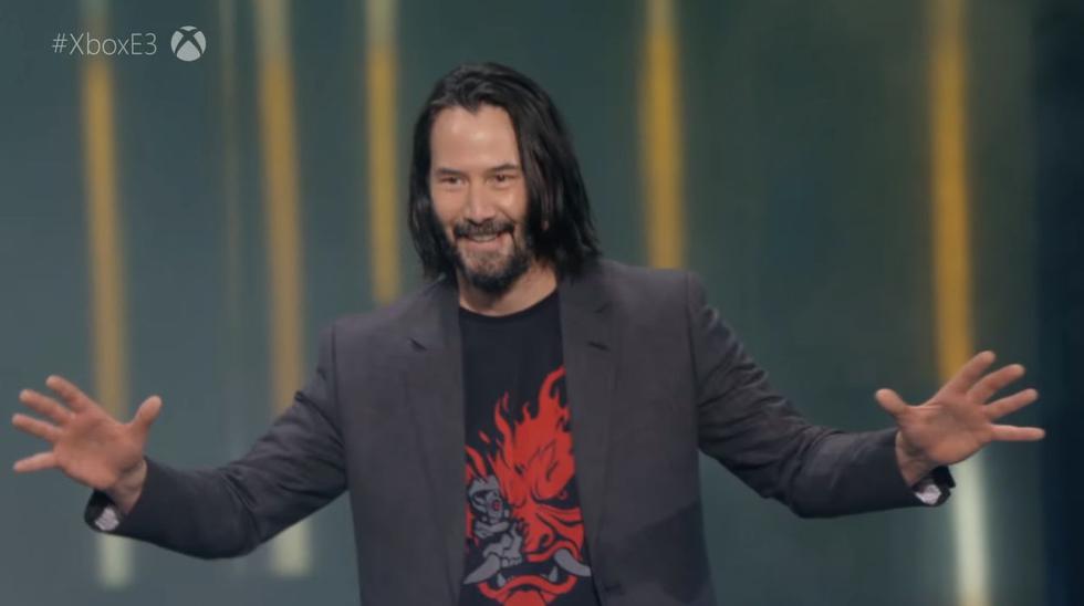 E3 2019: Keanu Reeves se robó el show de Microsoft. (YouTube)