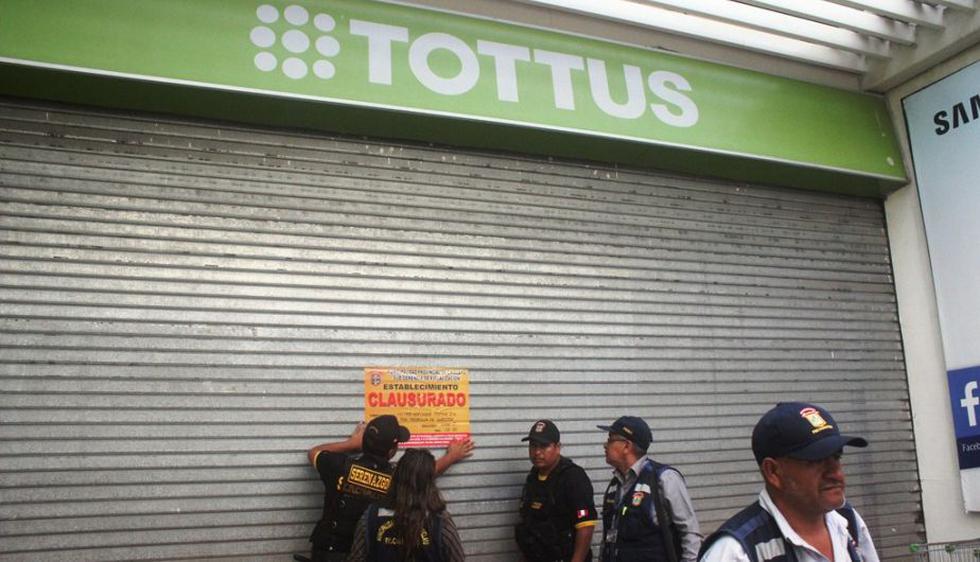 Tottus es clausurado en Chiclayo por tener irregularidades sanitarias (Difusión)