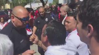 Orderique jaló a Ruidíaz para entrevistarlo y la policía de EE.UU. reaccionó de esta manera [VIDEO]