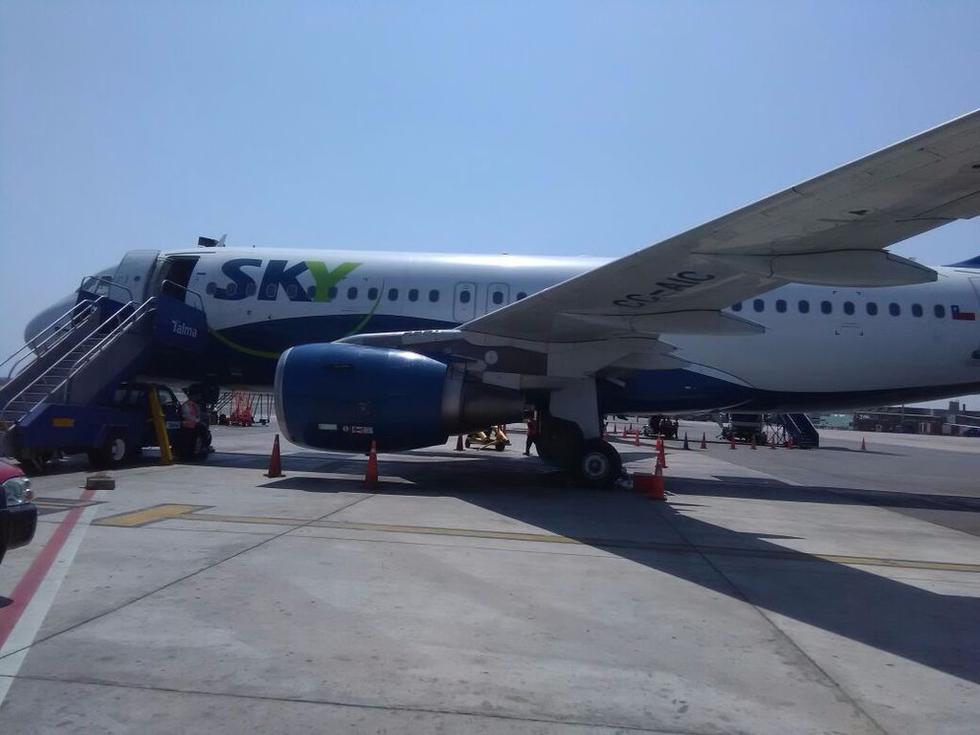 Avión malogrado retrasó vuelos en el Aeropuerto Jorge Chávez