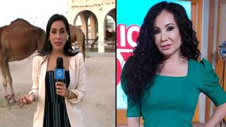 Periodista Romina Vega ‘cuadra’ en vivo a Janet Barboza: “No hablo de mi vida privada”