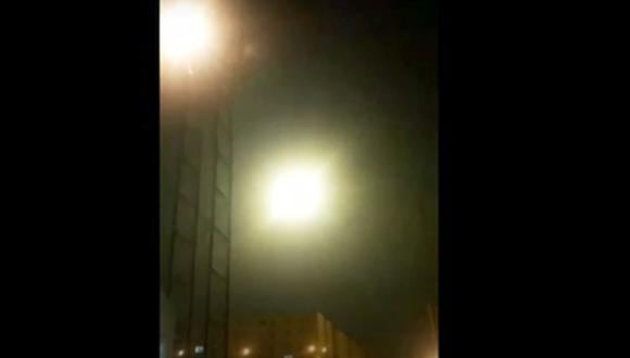 Video muestra el preciso momento en el que el avión ucraniano es atacado en Irán. (Captura)