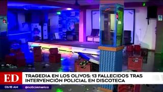 Los Olivos: 13 muertos en discoteca al intentar huir de intervención policial 