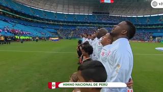 Perú vs. Venezuela: emociónate con la entonación del Himno Nacional en el Arena do Gremio | VIDEO