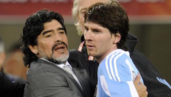 Diego Maradona y Lionel Messi no fueron considerados entre los 10 futbolistas más influyentes de la historia. Foto: Archivo.