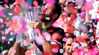 ¡Bañado en gloria! Del Potro venció a Roger Federer y ganó el primer Masters 1000 de su carrera [FOTOS]