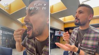 Ezio Oliva comparte el instante que prueba insectos en México: “Sabe rico” | VIDEO