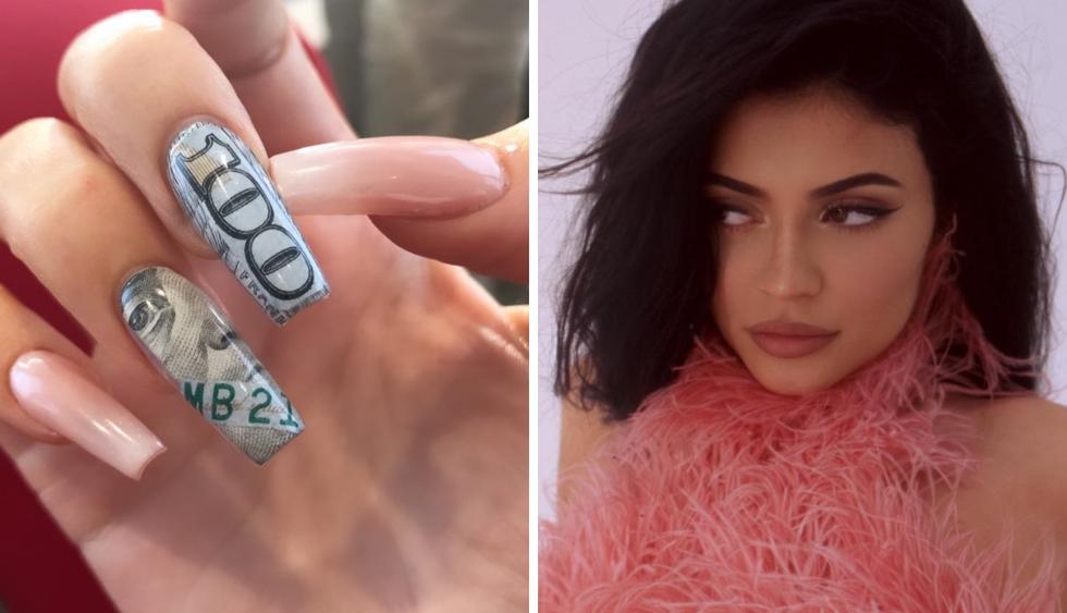 Kylie Jenner causa polémica con peculiar diseño de manicura. (Foto: Instagram)
