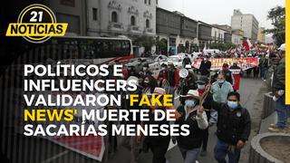 Políticos e influencers validaron ‘fake news’ del fallecimiento de Sacarías Meneses
