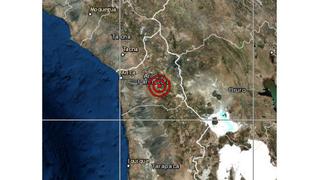 Tacna: sismo de magnitud 4,7 se registró esta noche en Calana