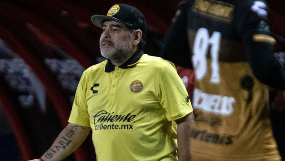 Diego Maradona es entrenador de Dorados desde septiembre del 2018. (Foto: AFP)