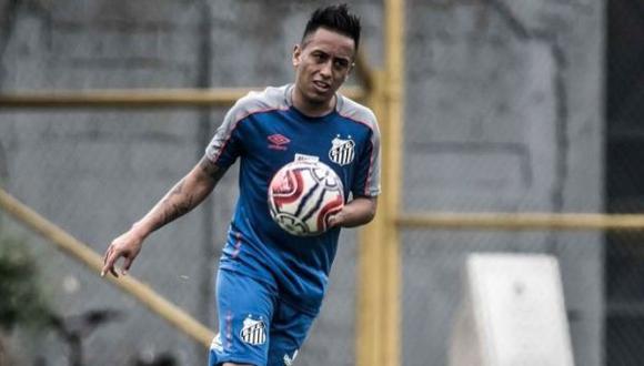 Christian Cueva participó en apenas 16 de partidos de Santos el 2019. (Foto: Santos FC)