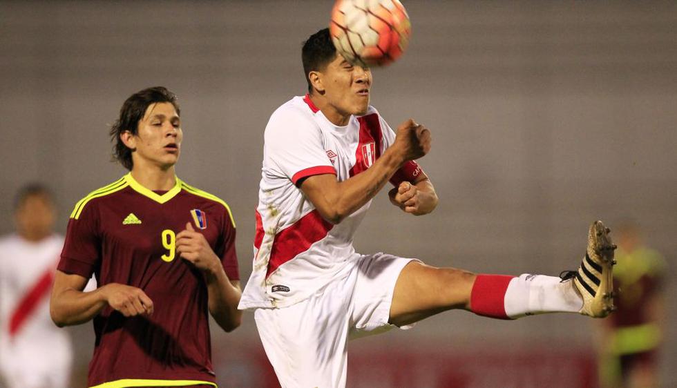 Perú igualó 1-1 ante Venezuela y está con un pie afuera del Sudamericano Sub 20. (EFE)