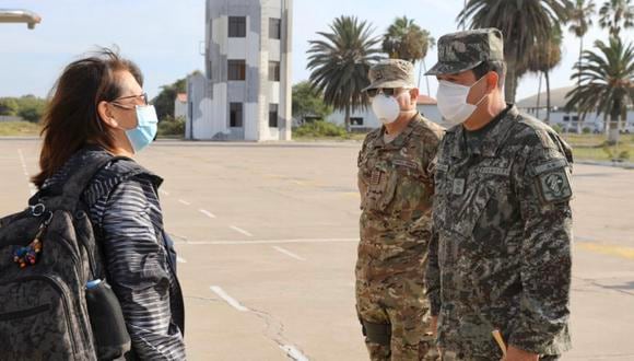 La doctora Mazzetti junto con otros miembros del Comando de Operaciones COVID-19 continúa su visita a las regiones del país. (Foto: Minsa)
