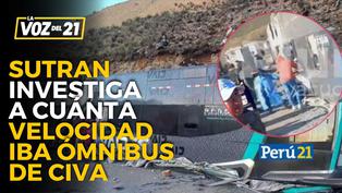 Tragedia en Ayacucho: Sutran investiga a cuánta velocidad iba ómnibus de CIVA