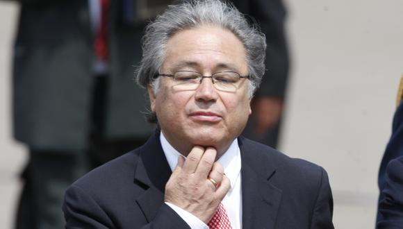 Walter Albán: Wilfredo Pedraza no tiene oficina en Ministerio del Interior. (Luis Gonzales)