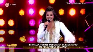 Estrella Torres se luce con mix de Corazón Serrano en la primera gala de ‘El artista del año’