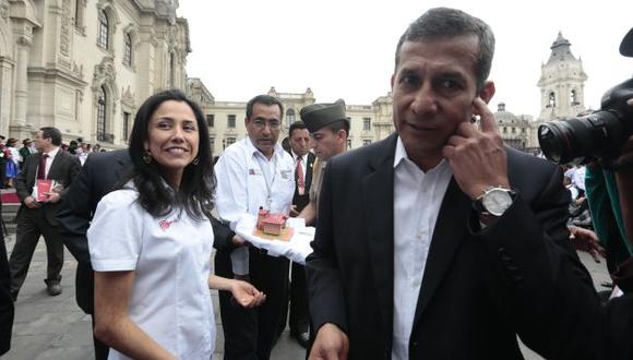 Ollanta Humala dijo que no le molesta citación del Congreso a Nadine Heredia. (Nancy Dueñas)