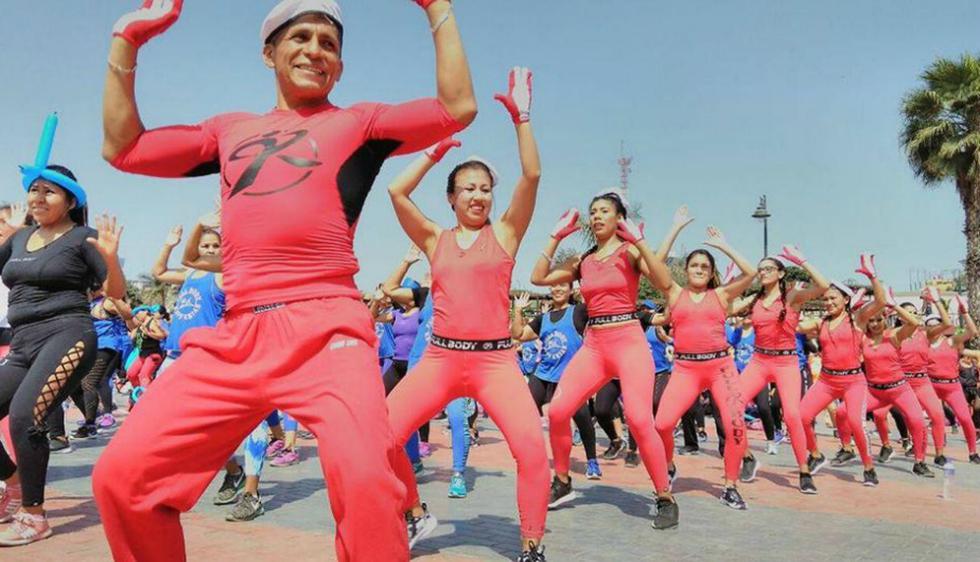 Bajo el título de Baila Perú se realizó la segunda maratón de Full Body. (Municipalidad de Lima)