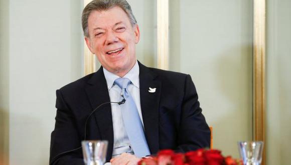 Juan Manuel Santos dijo que  &quot;el nobel fue un regalo&quot;. (REUTERS)