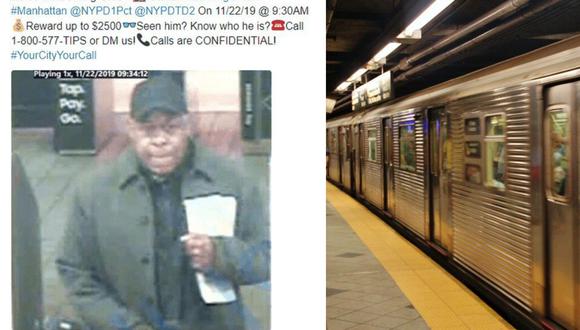 Una pareja es buscada por tener relaciones sexuales en pleno andén del metro en hora pico en Nueva York