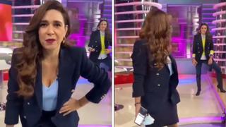 Verónica Linares molesta porque Rebeca Escribens tiene el mismo blazer que ella | VIDEO