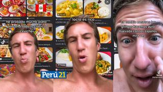 TikTok: Extranjero publica video para expresar su gusto por el locro peruano pero con divertido final