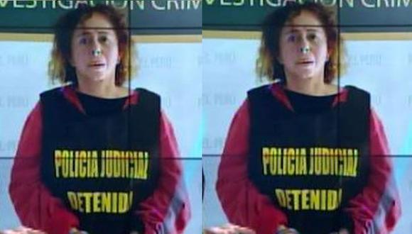 Elga Gómez Velando incumplió reglas de conducta dictadas en su sentencia por haber robado camioneta de la cantante en 2015.  | PNP
