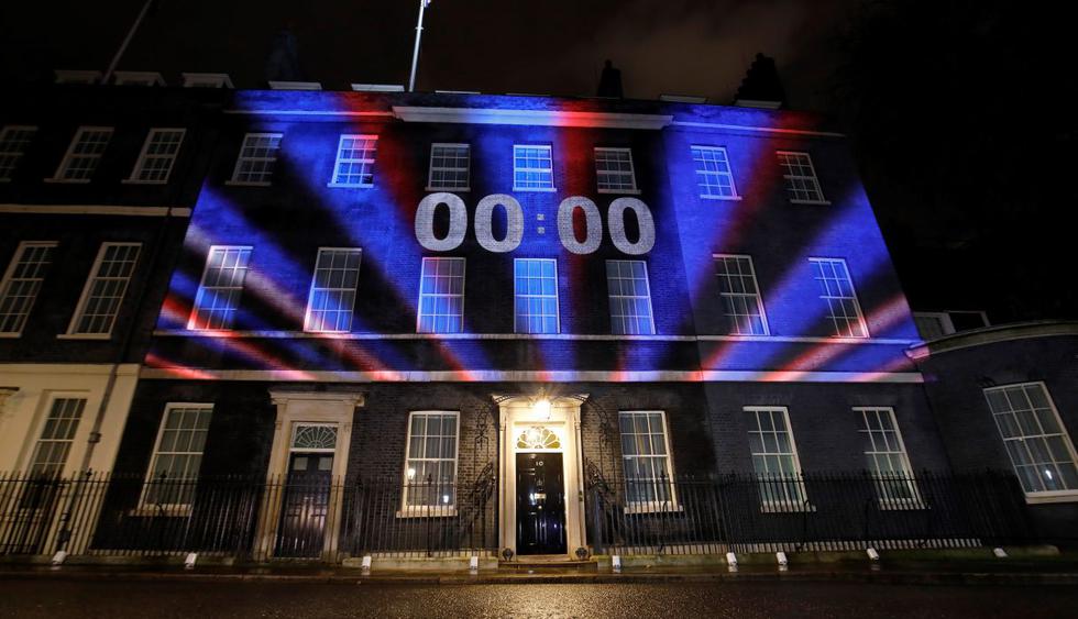 La salida del Reino Unido se hizo oficial a las 11:00 de la noche. (Foto: AFP)