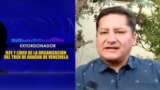 Alcalde electo de Comas, Ulises Villegas, denuncia que es extorsionado por ‘Tren de Aragua’ 