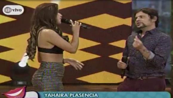 Yahaira Plasencia y Servando Primera cantaron juntos. (Captura de TV)