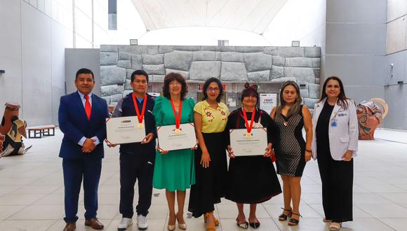 Se entregó la distinción de Personalidad Meritoria de la Cultura a cuatro maestras y maestros del arte tradicional y la artesanía en el Perú. (Fotos: Mincul)