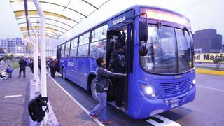 Corredor Azul: Buses pasarán cada 2 minutos desde este lunes
