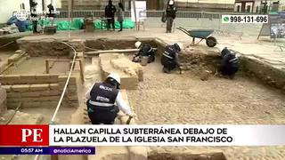 Hallan restos arqueológicos virreinales en la plazuela de San Francisco