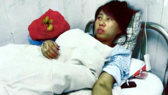 Jianmei Feng fue detenida por tres días en hospital. (Internet)