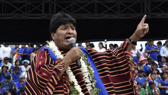 El expresidente de Bolivia, Evo Morales, será investigado por segunda vez en la Fiscalía de Perú por el caso Runasur.  (Foto de Aizar RALDES / AFP)