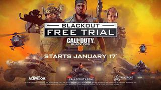 'Call of Duty: Black Ops 4 OPS Blackout Trial': Ya puedes jugar todo el fin de semana gratis