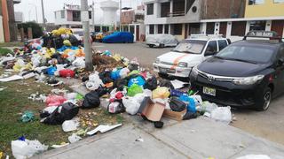 Basura sigue acumulada en calles de la ciudad de Trujillo