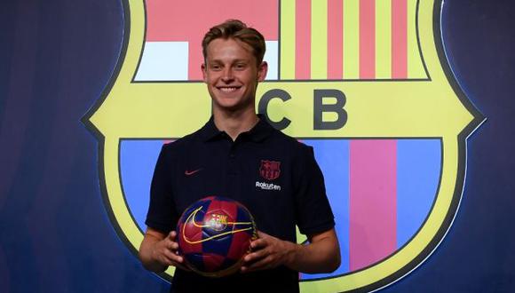 Frenkie de Jong firmará hasta el final de la temporada 2023/2024 con Barcelona. Su fichaje representó una operación de 75 millones de euros más 11 en variables. (Foto: AFP)