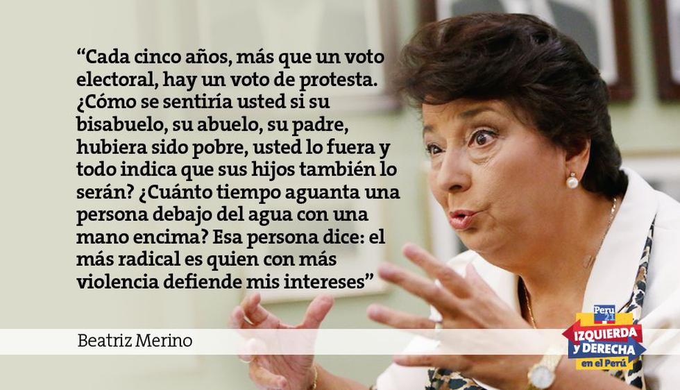 Beatriz Merino: 10 frases que no puedes dejar de leer de su entrevista con Perú21.