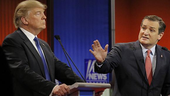 Ted Cruz y Donald Trump se la pasaron enfrentados cuando buscaban la nominación republicana. (Reuters)