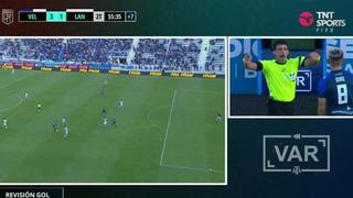 Más de 10 minutos demoró verificar un gol en el VAR en el Vélez-Lanús [VIDEO]