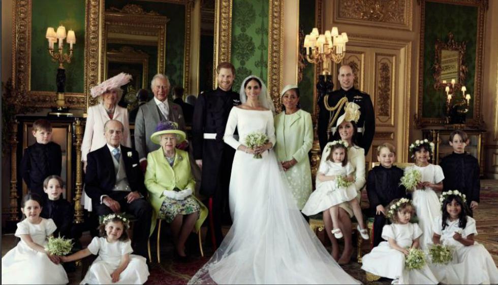 Fotos oficiales de la boda real entre el príncipe Harry y Meghan Markle (Twitter @RoyalFamily)