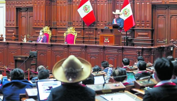 Los votos decidirán si la moción de vacancia por incapacidad moral contra el presidente Castillo sigue o no su curso. (Foto: Presidencia)