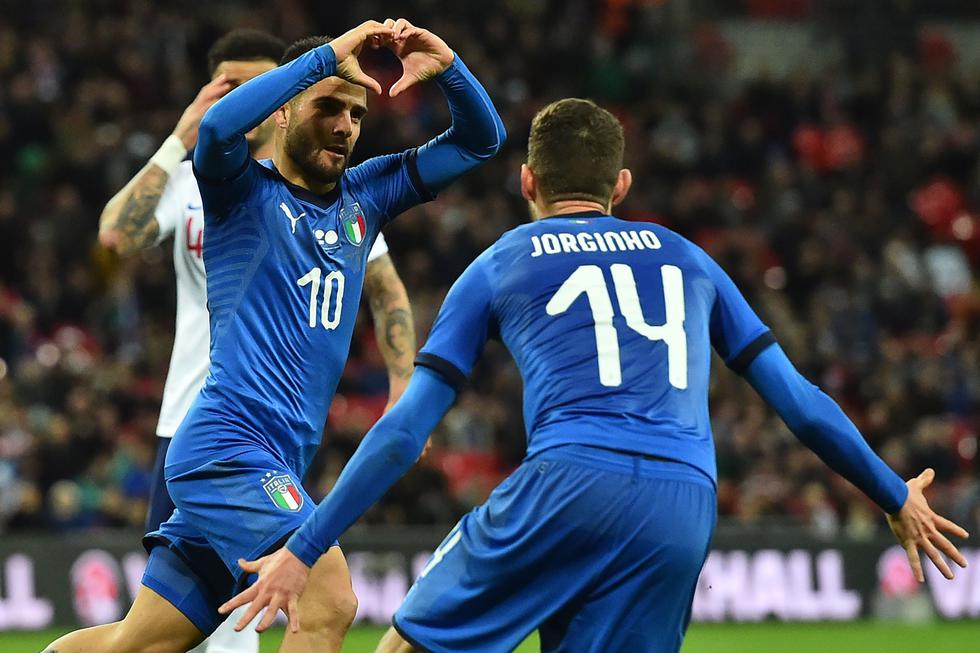 Italia igualó el duelo en Inglaterra poco antes del desenlace.(AFP)