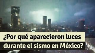 ¿Por qué aparecieron luces en el cielo durante el terremoto en México?