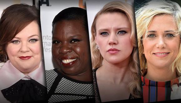 Melissa McCarthy, Leslie Jones, Kate Mckinnon y Kristen Wiig serán las protagonistas de ‘Los Cazafantasmas’. (chilango.com)